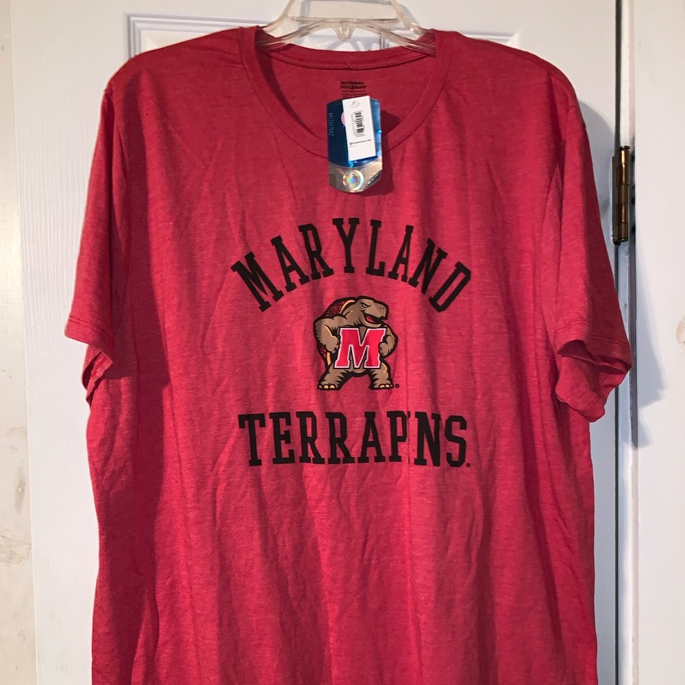 🐢🏟️ Maryland Terrapins 2XL Double Banner Shirt 🏟️🐢